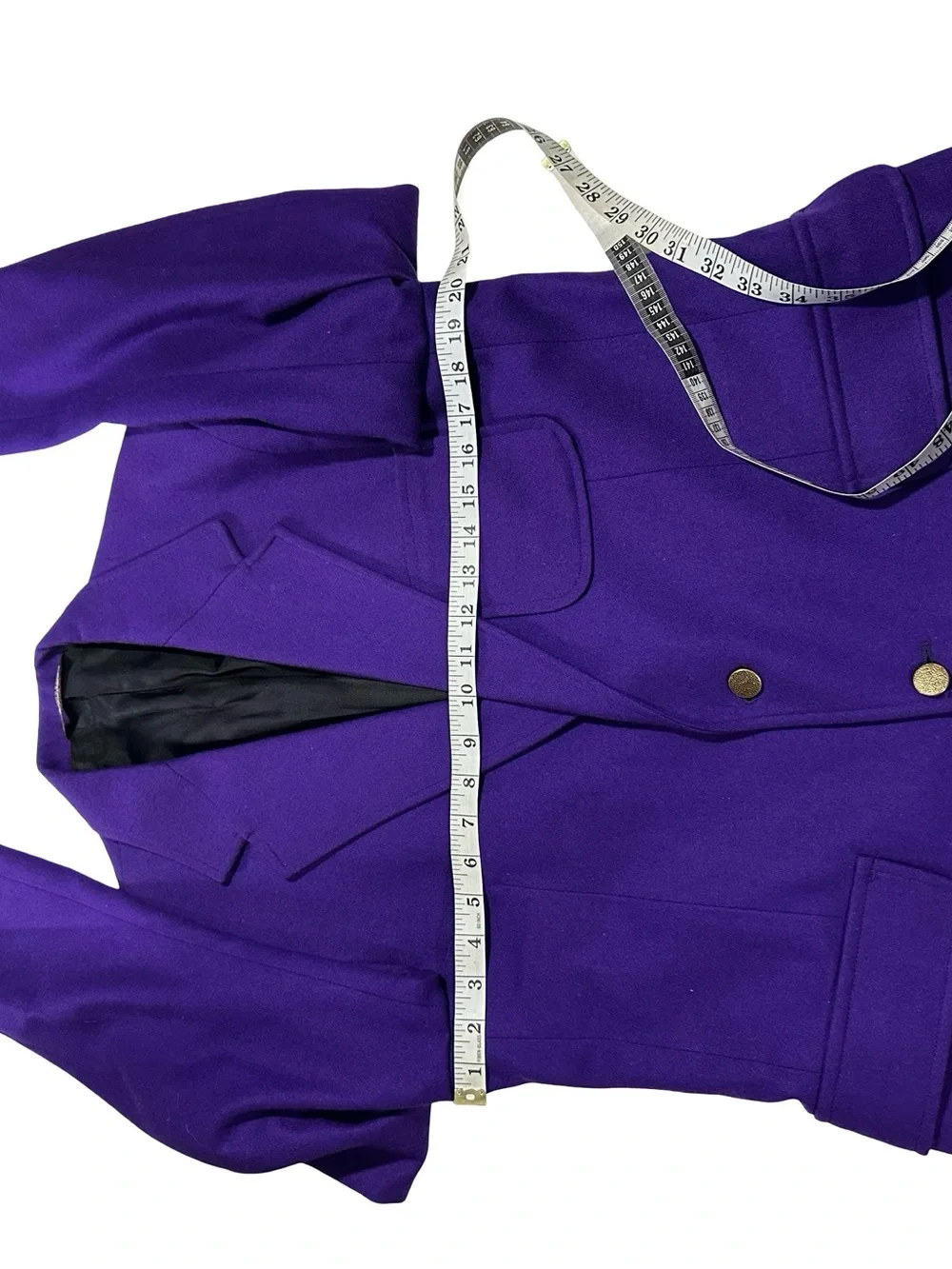 Vtg 90s Artcraft Royal Order Jesters Purple 100% Wool Suit Jacket Sz 40R Blazer